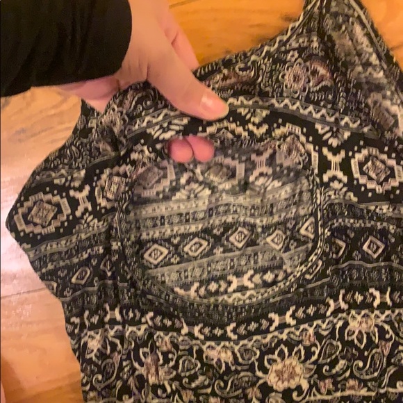 Forever 21 Backless Bohemian Maxi Dress/ Size M - Picture 7 of 7